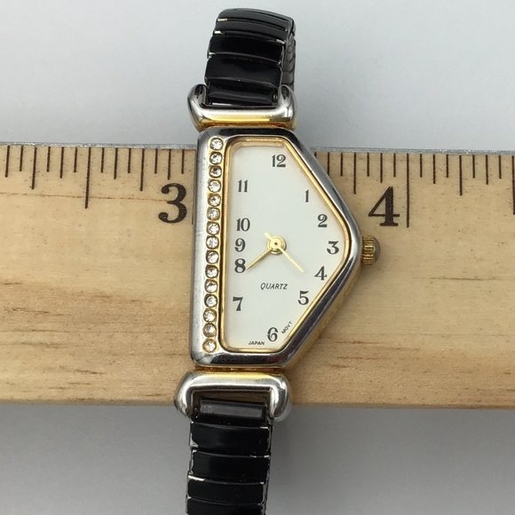 Funky Vintage Quartz Rhinestone Watch - Picture 12 of 15